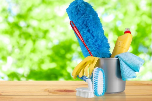 Airbnb cleaner preparing a guest-ready short-let flat in Shepherdsbush