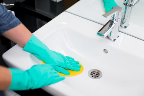 Detailed bathroom deep cleaning service in Shepherdsbush