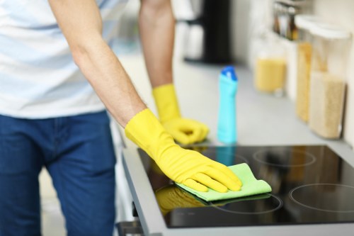 Local turnover cleaning for a Shepherdsbush apartment with fresh linens