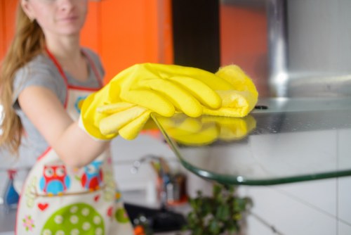 Cleaning team preparing a Shepherdsbush property for tenancy handover