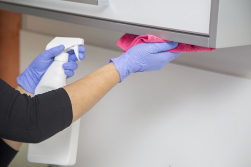 Detailed kitchen move-out cleaning in Shepherdsbush property